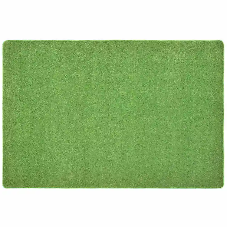 KIDplush™ Solids Rug, Limeaid, Rectangle 6' x 9'