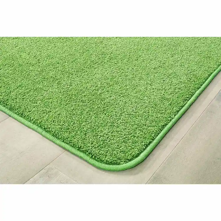 KIDplush™ Solids Rug, Limeaid, Rectangle 6' x 9'