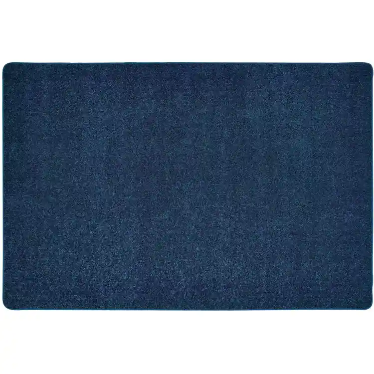 KIDplush™ Solids Rug, Deep Sea Blue, Rectangle 6' x 9'