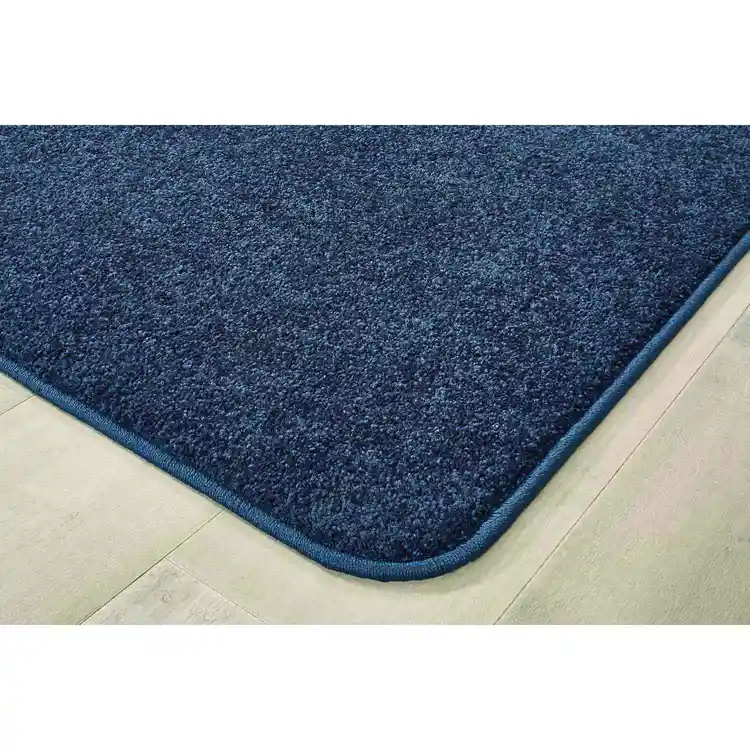 KIDplush™ Solids Rug, Deep Sea Blue, Rectangle 6' x 9'