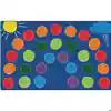 Rainbow Seating Classroom Rug, Rectangle 7'6" x 12'