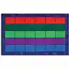 Colorful Places Seating Classroom Rug, Rectangle 8'4" x 13'4"