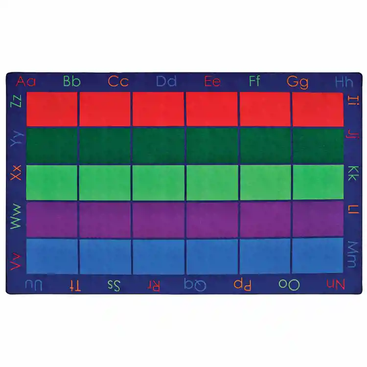 Colorful Places Seating Classroom Rug, Rectangle 8'4" x 13'4"