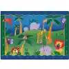 Alphabet Jungle Classroom Rug, Rectangle 5'10" x 8'4"