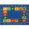 Bilingual Circletime Classroom Rug, Rectangle 5'10" x 8'4"