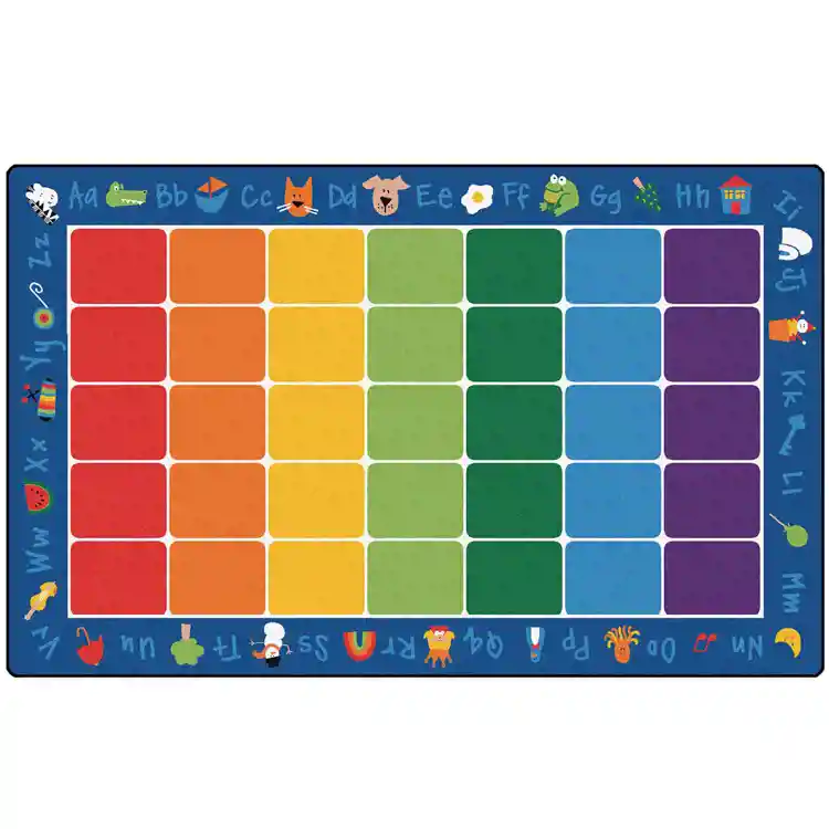 Fun with Phonics Classroom Rug, Rectangle 8'4" x 13'4"