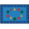 KID$ Value Plus Classroom Rugs™, Early Learning , Rectangle 8' x 12'