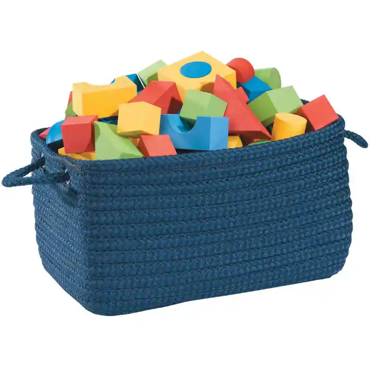 Becker's "Just Like Home" Braided Baskets, Blue