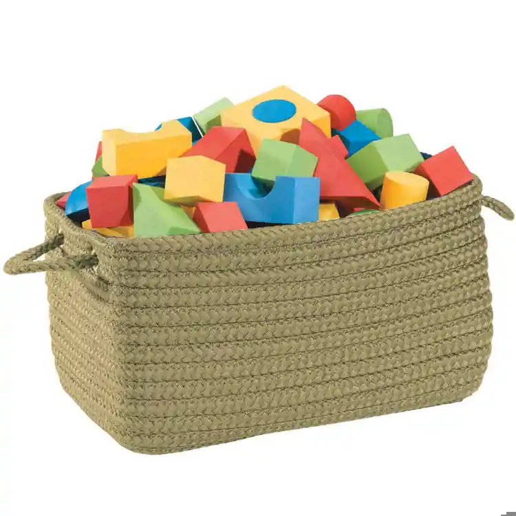 Becker's "Just Like Home" Braided Baskets, Green