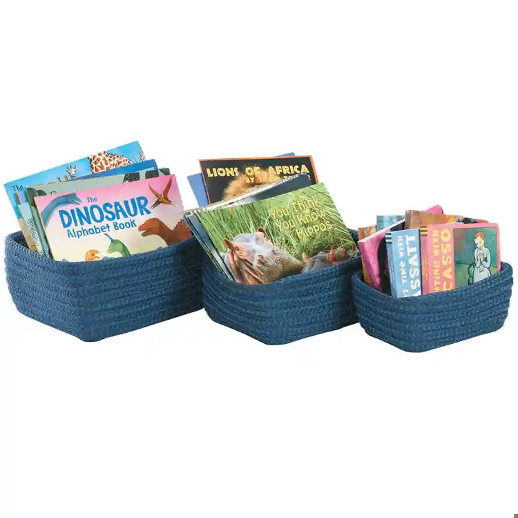 Becker's Nesting Baskets, Blue