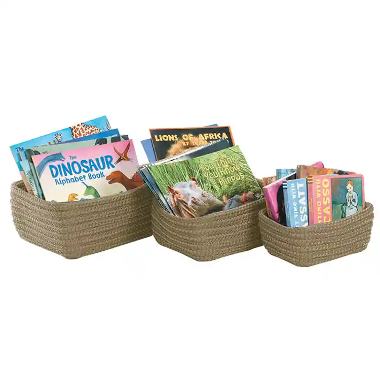 Becker's Nesting Baskets, Soft Green