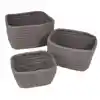 Becker's Nesting Baskets, Grey