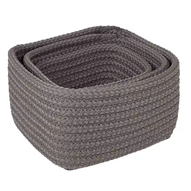 Becker's Nesting Baskets, Grey