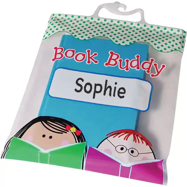 Book Buddy Bags, Kids Print, 10½" x 12½", 6 Bags