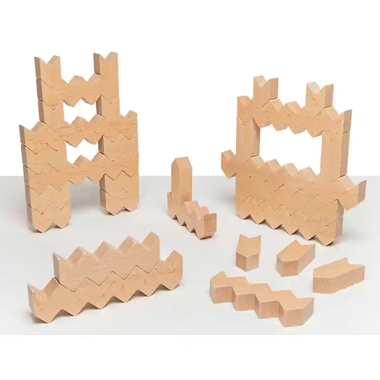 Zig Zag Blocks, 30 pieces