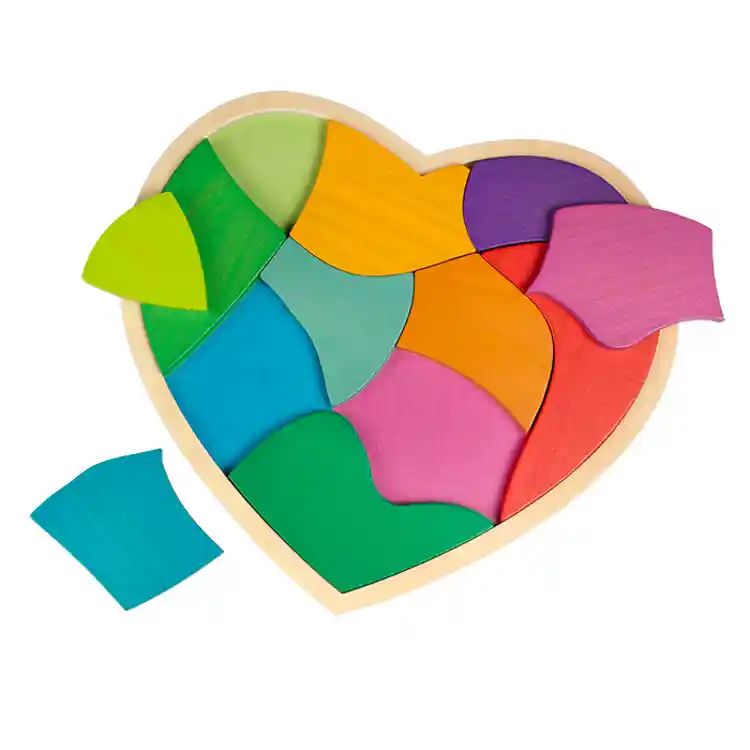 Heart Full of Colors Puzzle