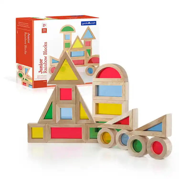 Junior Rainbow Blocks, 20 pcs