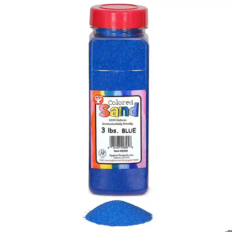 Colored Craft Sand, Blue