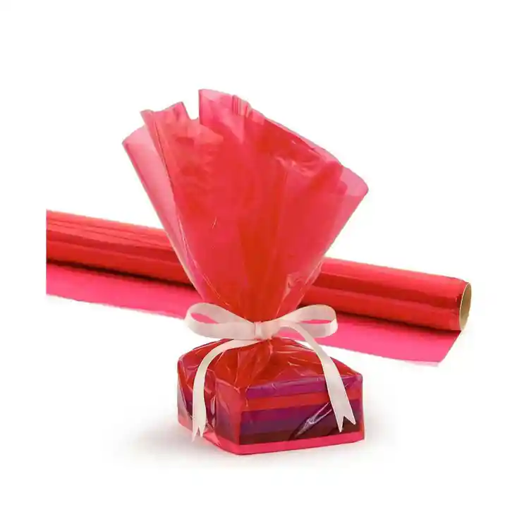 Cellophane Rolls, Pink