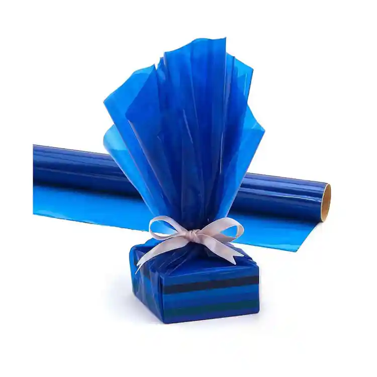 Cellophane Rolls, Blue