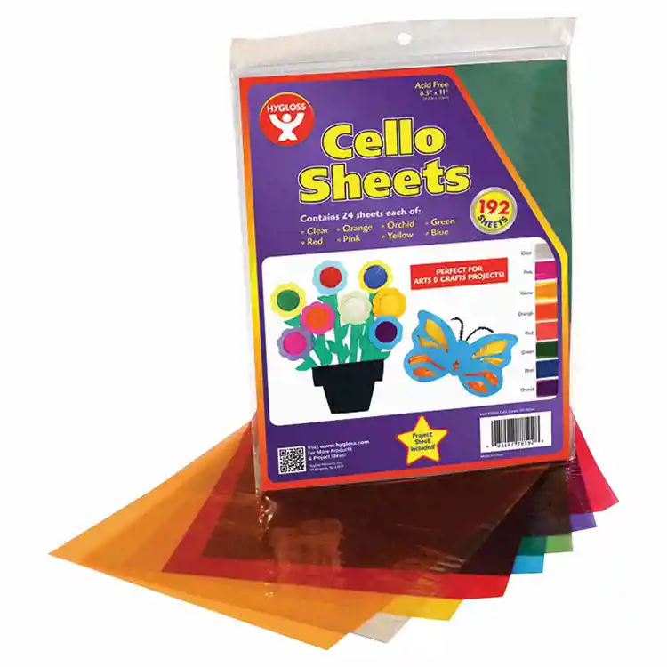 Cellophane Sheets, 192 Sheets