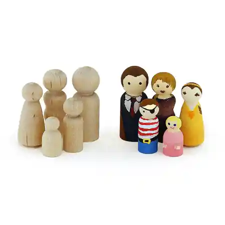 Wooden Craft People