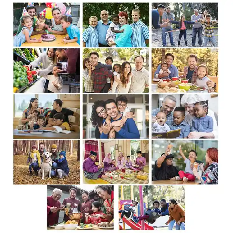 Becker's All Kinds of Families Poster Set