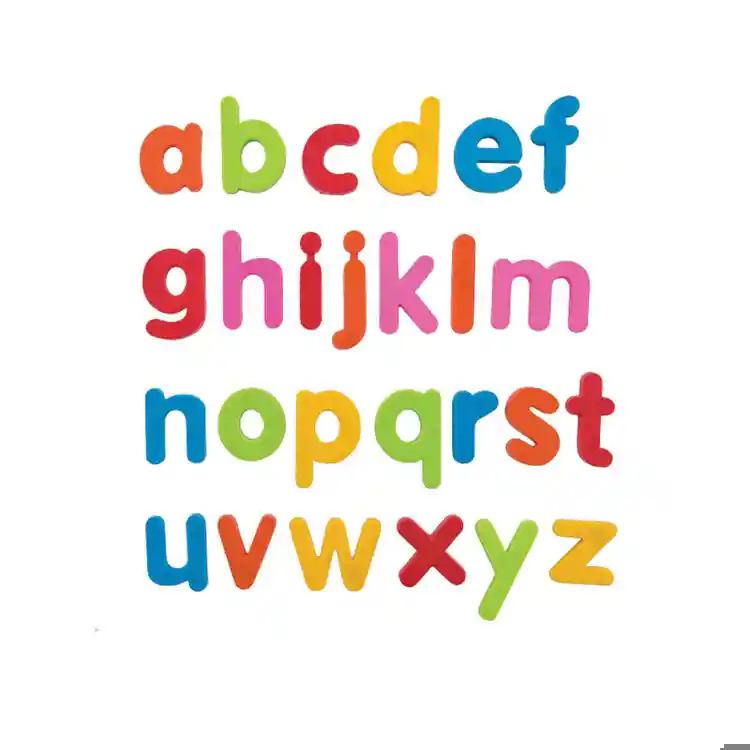 Plastic Magnetic Letters, Lowercase