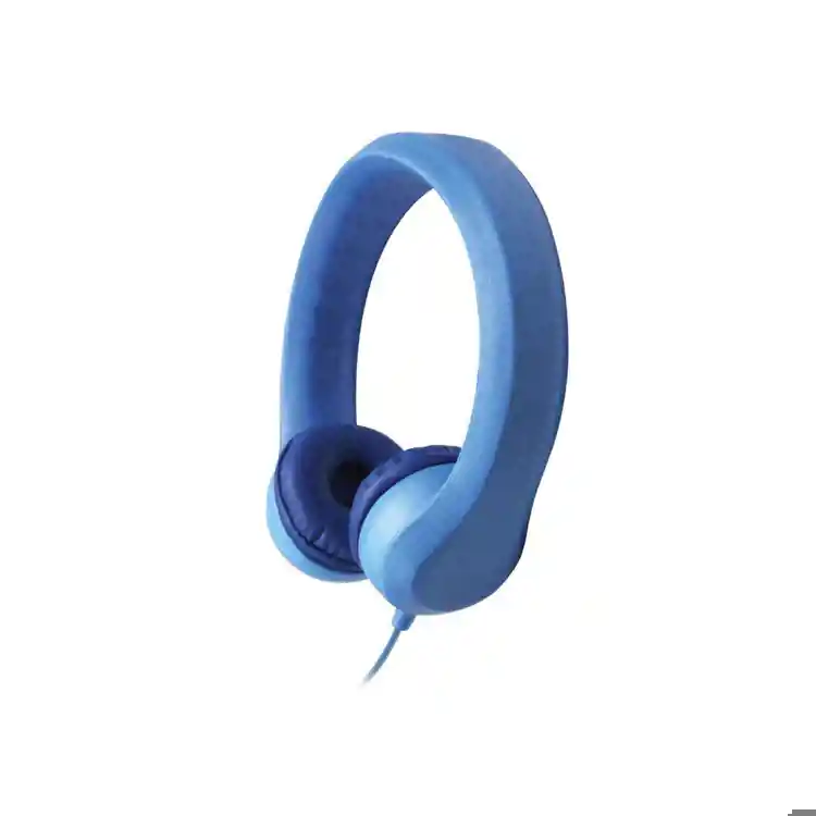 Flex-Phones Foam Headphones, Blue