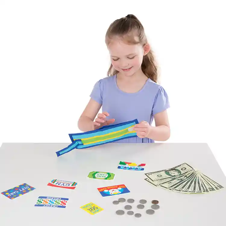 Melissa & Doug Pretend-To-Spend Wallet