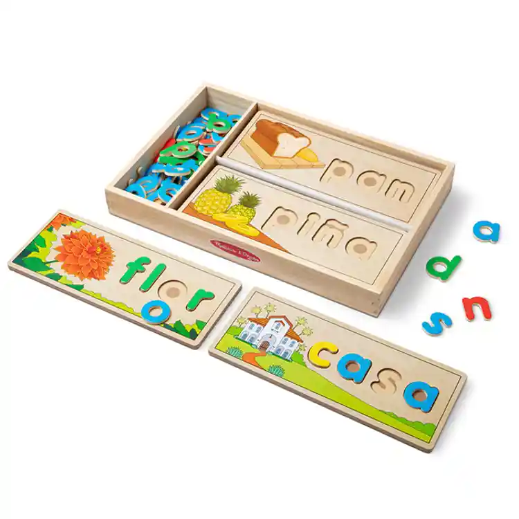 Melissa & Doug See & Spell Learning Toy, Spanish