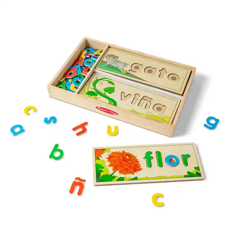 Melissa & Doug See & Spell Learning Toy, Spanish