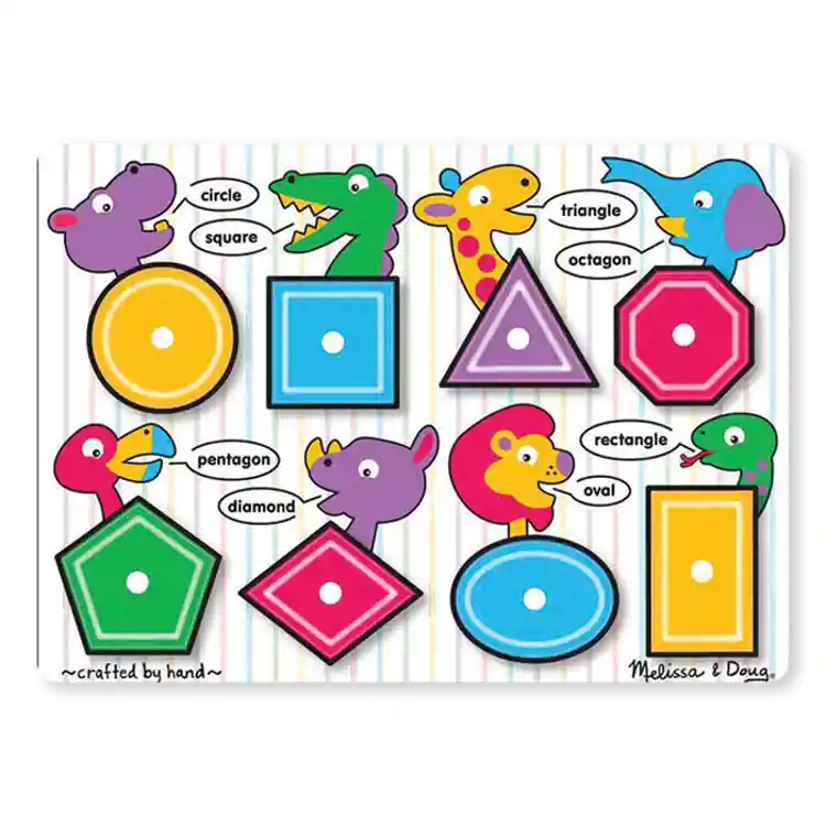 Lift & Learn Shape Peg Puzzle