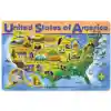 USA Map Wooden Puzzle