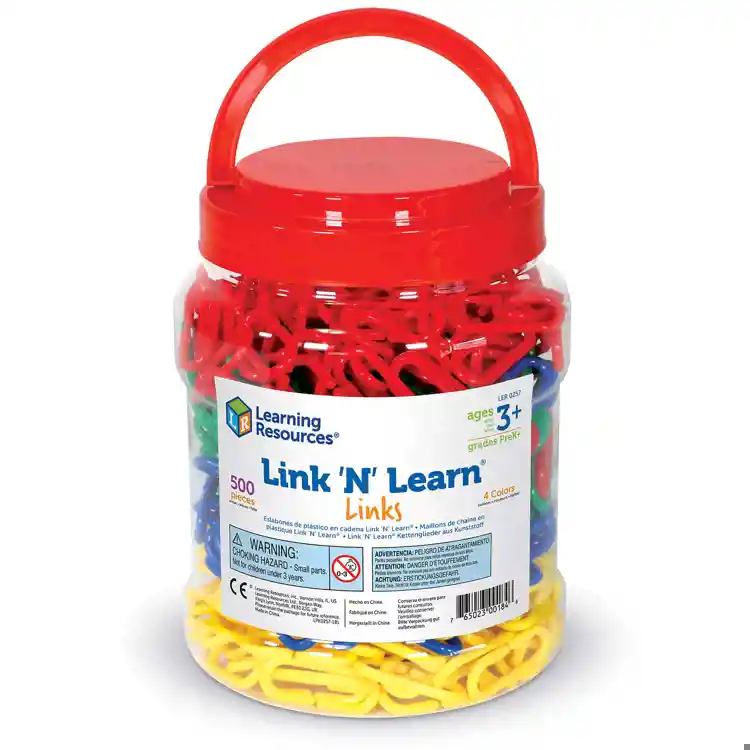 Link 'N' Learn® Links, 500 Links in 4  Colors