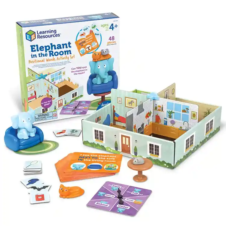 Elephant in the Room Positional Word Activity Set