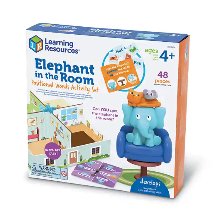 Elephant in the Room Positional Word Activity Set