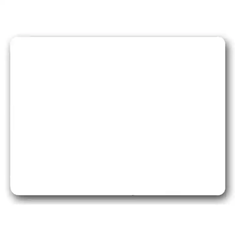 Unlined White Board, 9" x 12", Single Board