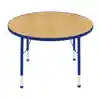 Maple Top Activity Blue Trim, Round 36"