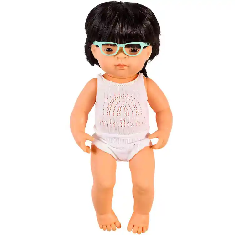 Dolls with Adaptive Aids, Visually Impaired Asian Girl