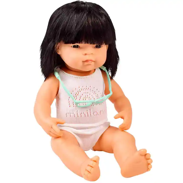 Dolls with Adaptive Aids, Visually Impaired Asian Girl