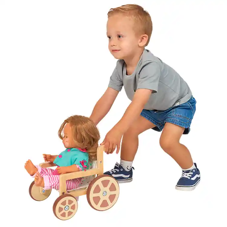 Wooden Doll Wheelchair