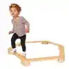 Toddler Wooden Build & Balance Beam Set