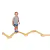 Toddler Wooden Build & Balance Beam Set