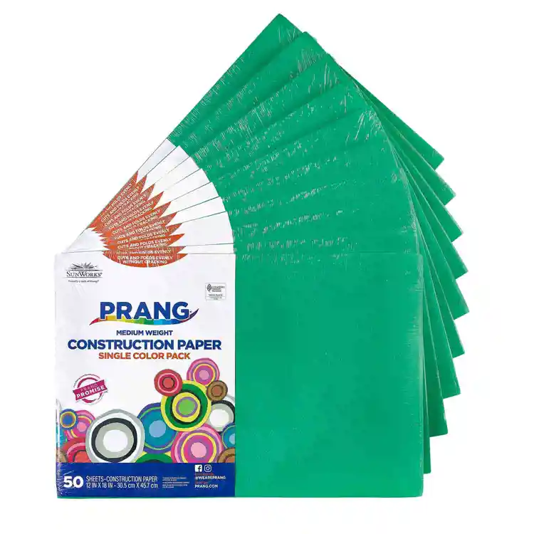 Bulk Construction Paper, 12" x 18", Holiday Green