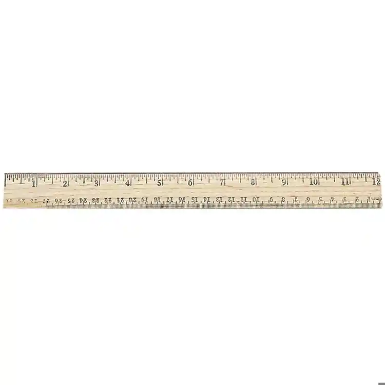 Rulers, Wood, 12"