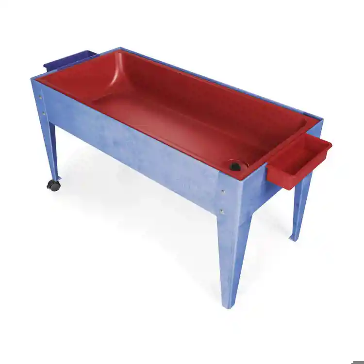 Sand & Water Activity Center, Blue, 24"H Standard Height, with Casters