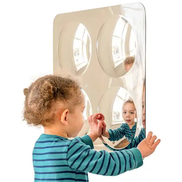 Sensory Wall Toddler Mirror, Large