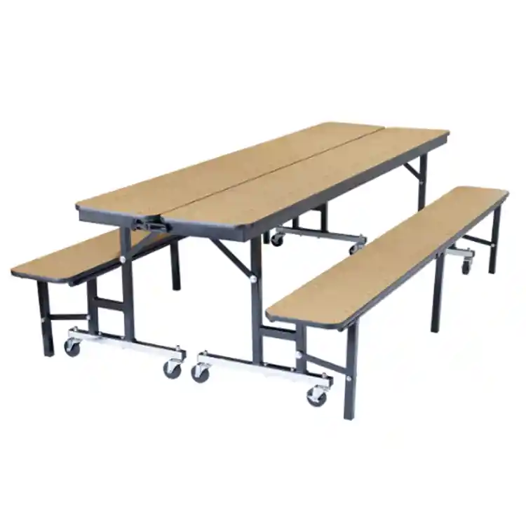 Convertible Bench Units, Opened Table, 6"L x 29"W x 29"H