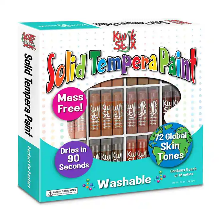 Kwik Stix Global Skin Tones Classpack, Set of 72